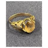 22 carat gold ring with stone