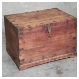 Antique walnut chest