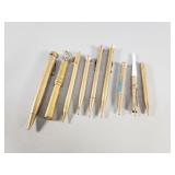 Group of vintage gold filled mechanical pencils