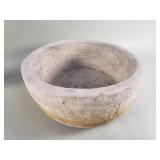 Vintage cantera stone bowl