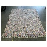 Vintage yo-yo quilt