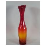 Vintage hand blown art glass bud vase