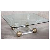 Karl Springer-style Hollywood Regency acrylic