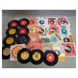 Group of vintage 45rpm records