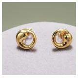 Tiffany & Co. Elsa Peretti 18k gold earrings