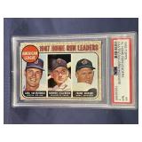 1968 Topps AL Home Run Leaders PSA 7