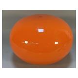 Vintage orange glass shade