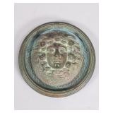 Vintage bronze Medusa door knocker