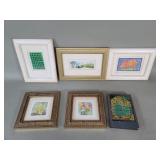 Group of signed prints, and Handerwasser