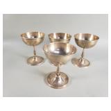 Group of vintage Sterling silver chalices