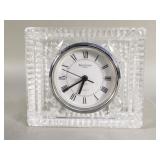 Waterford crystal quartz desk clock
