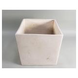 Vintage ceramic cube planter