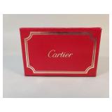4 Cartier trinity crystal and sterling silver