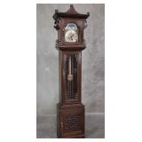 Vintage Asian walnut grandfather