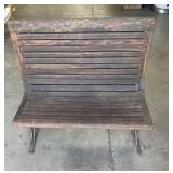 19th century trolly bench
