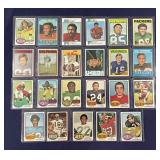 Lot of 1970s Topps football cards
