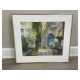 Framed & signed watercolor