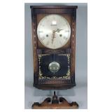 Linden 31 day wall clock with wind up key