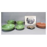 Group of California modern Santa Anita ware