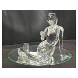 Swarovski crystal mermaid figurine
