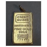 Credit Suisse quarter-ounce fine gold bar