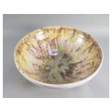 Mid-century studio pottery bowl as is with chips