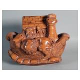 Carved olive wood Noah