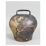 Antique iron alpine cowbell