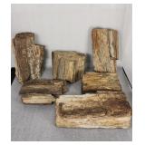 60lbs of petrified wood & quartz specimen