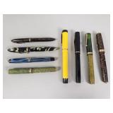 Group of vintage fountain pens
