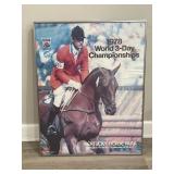 Framed 1978 Kentucky Horse Park poster