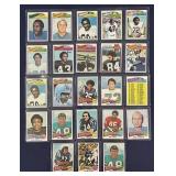 Lot of 1970s Topps football cards