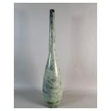 Mid century bronze tone iron vase