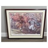 Framed & signed Mike Garrett USC running back