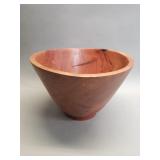Brazilian pepper wood hand turned bowl
