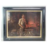 Signed J. Stoll 19th century style oil on canvas