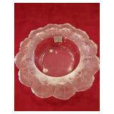 Vintage Lalique "Honfleur" crystal bowl (also