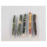Group of vintage mechanical pencils