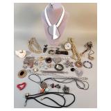 Group of costume jewelry