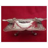 Vintage silver plate handmade, hand hammered