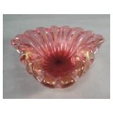 Mid century Murano glass ashtray