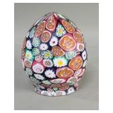 Hand blown Millefiore glass egg shape lamp shade