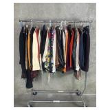 Rack of womens designer clothing