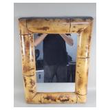 Bamboo wall mirror