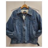 Vintage Renegade denim sherpa zip up jacket