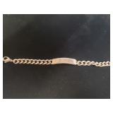 Sterling silver link bracelet