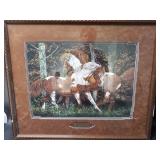 Judy Larson signed print "in spirit only"