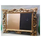 Vintage ornate Italian Rococo-style giltwood