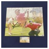 Tiger Woods autographed photo