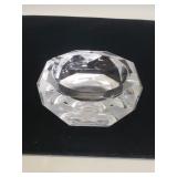 Baccarat crystal ashtray